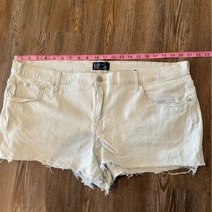 GAP Size 34 Denim Cutoff Shorts